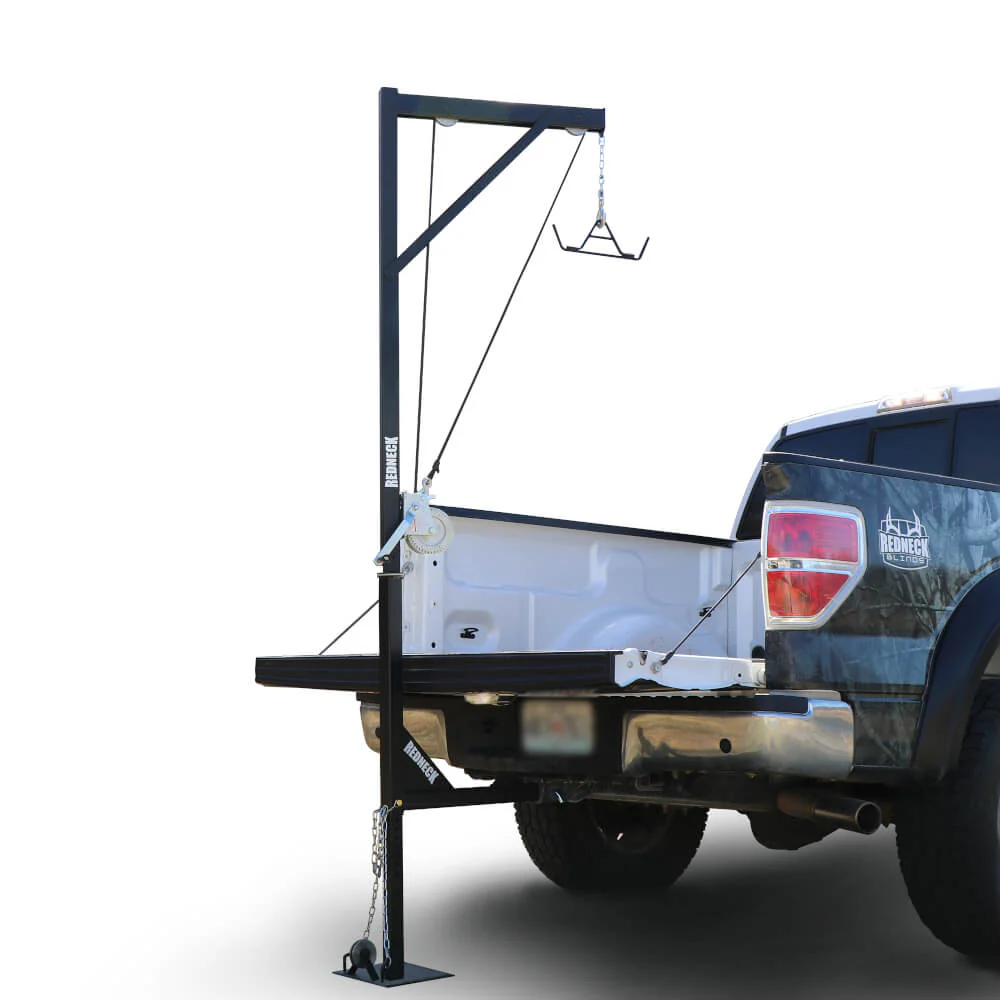 Truck and Trailer Hitch Deer Hoist & Skinner