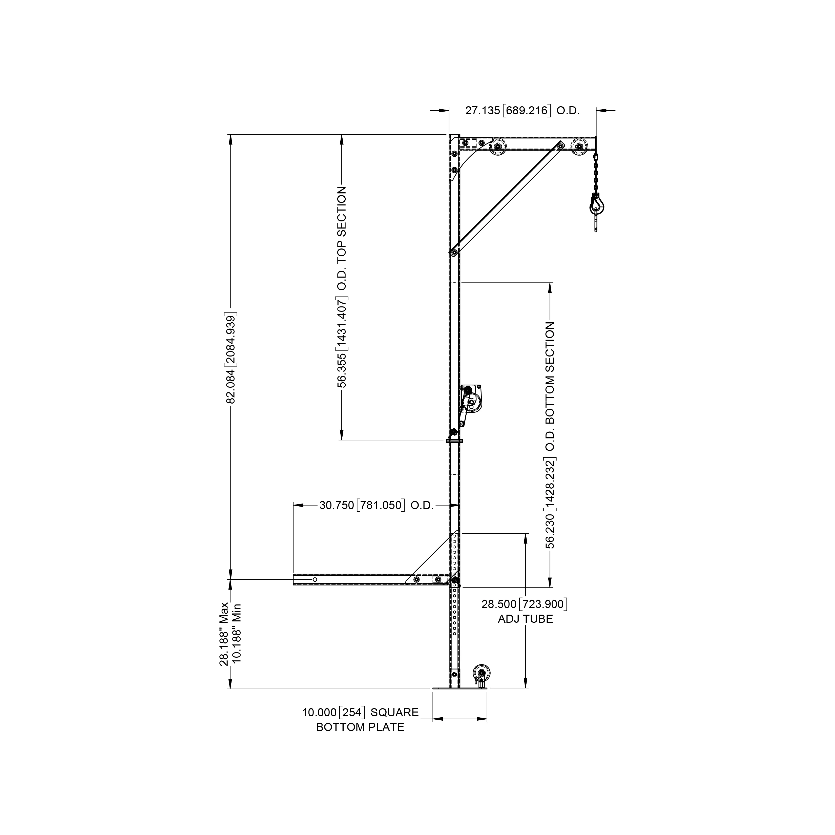 Truck and Trailer Hitch Deer Hoist & Skinner - Image 9