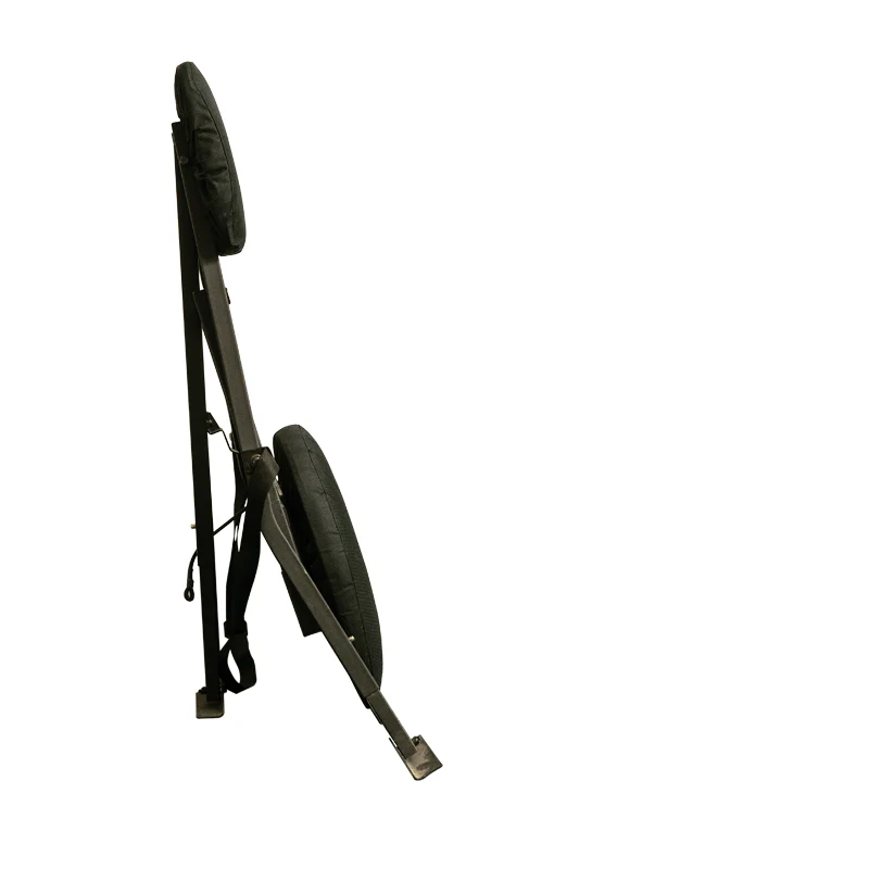 Folding Swivel Hunting Chair in Black - Image 3